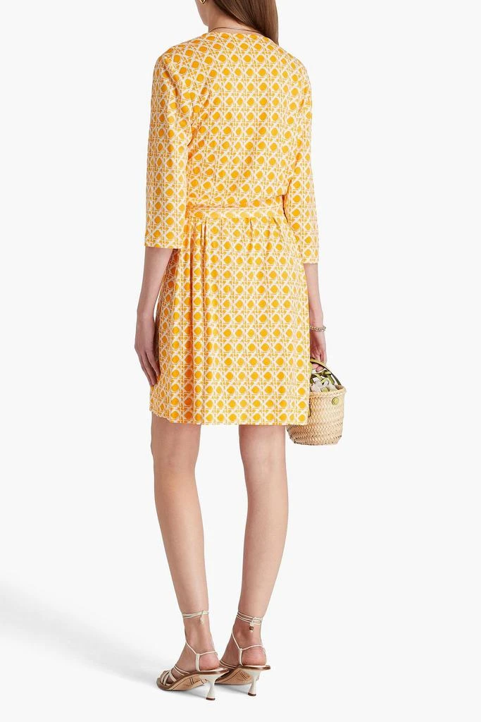 Diane von Furstenberg Julian floral-print silk-jersey mini wrap dress 3