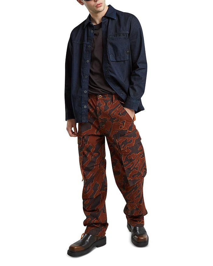 G-Star R-3N Cotton Camouflage Regular Straight Fit Cargo Pants 2