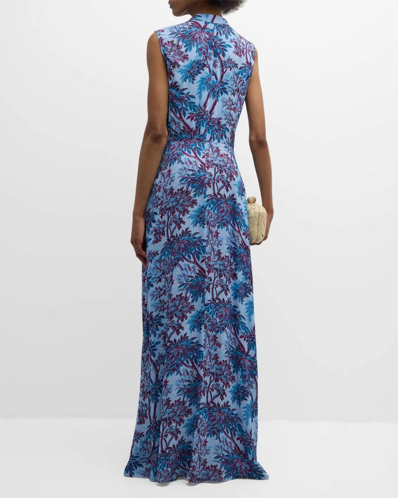 Evi Grintela Carine Sleeveless Botanical-Print Maxi Dress 4