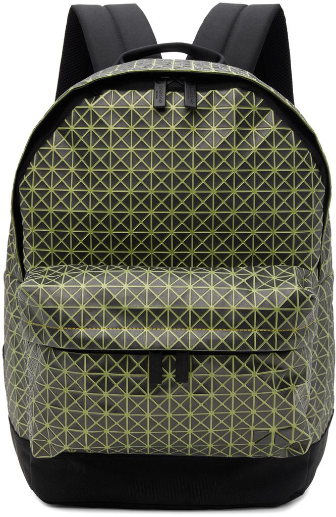 BAO BAO ISSEY MIYAKE Green & Black Daypack Reflector Backpack