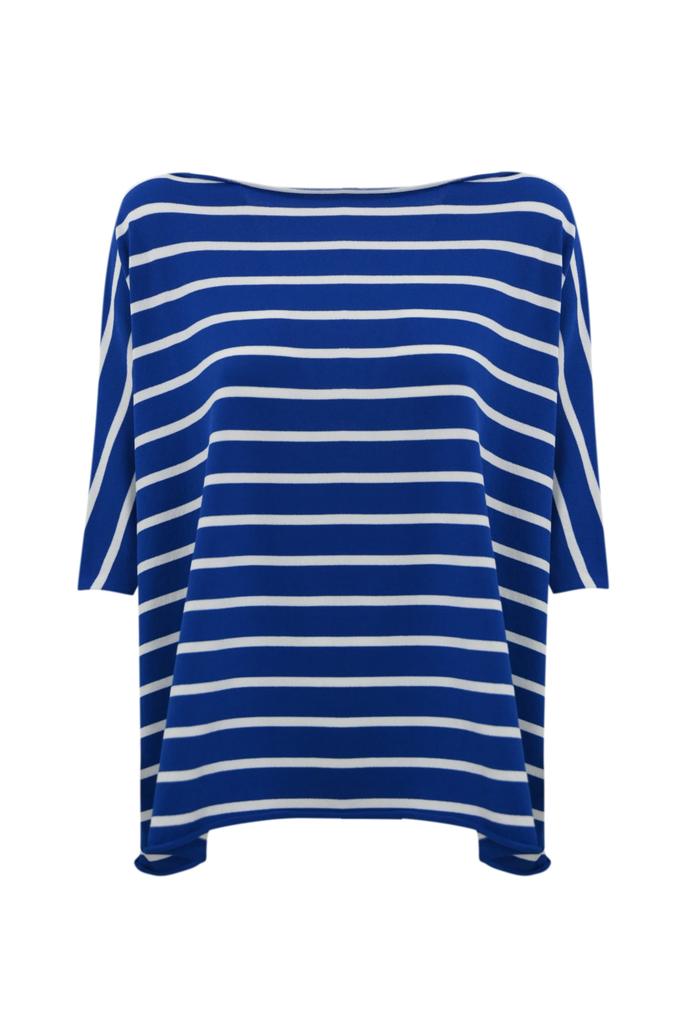 Liviana Conti Striped Viscose Sweater