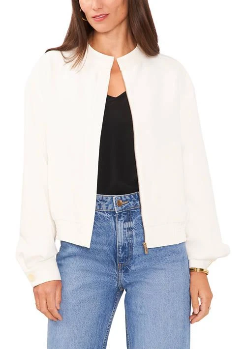 Vince Camuto Women
s Long Sleeve Bomber Jacket 1