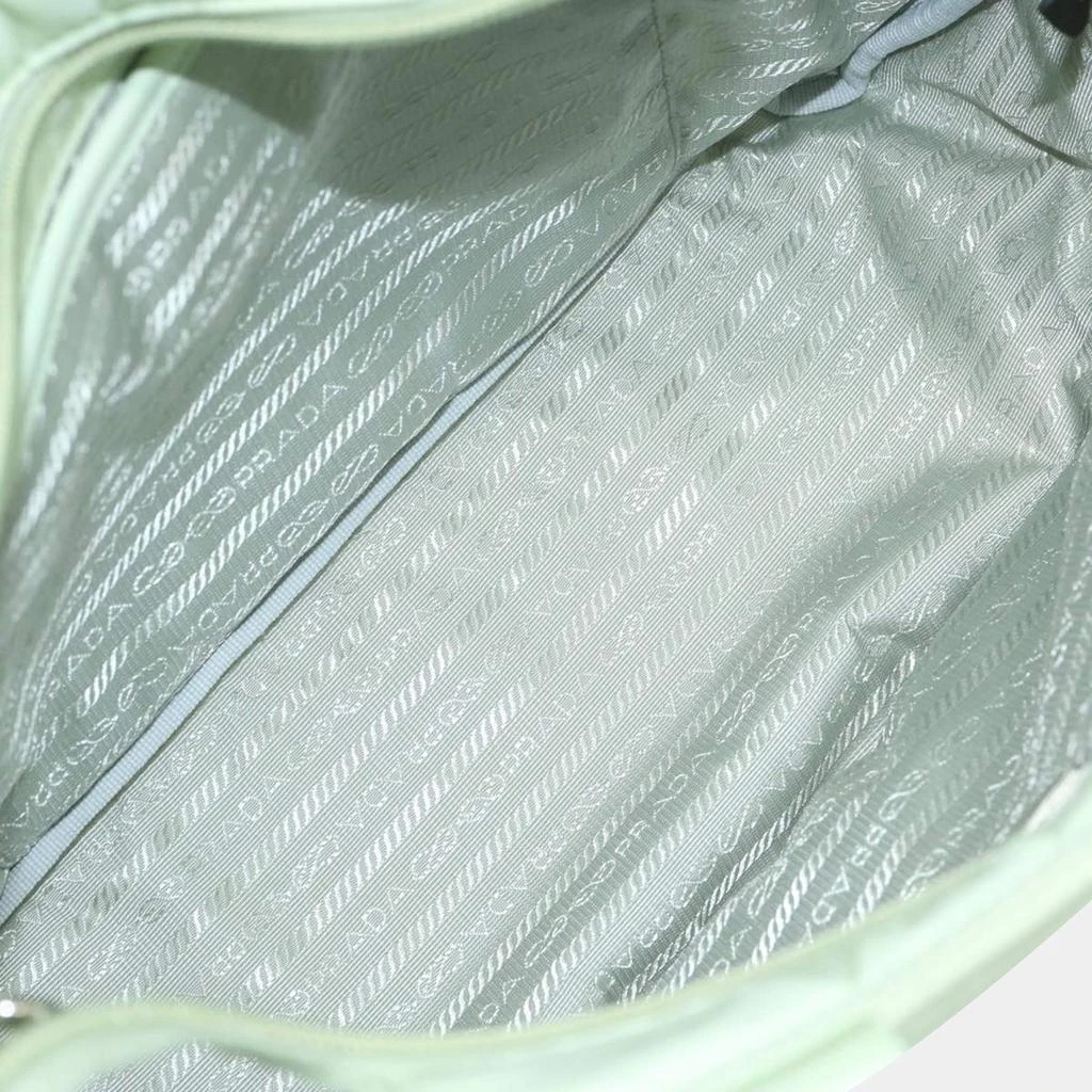 Prada Prada Blue Nylon Tessuto Front Pocket Padded Tote Bag 6
