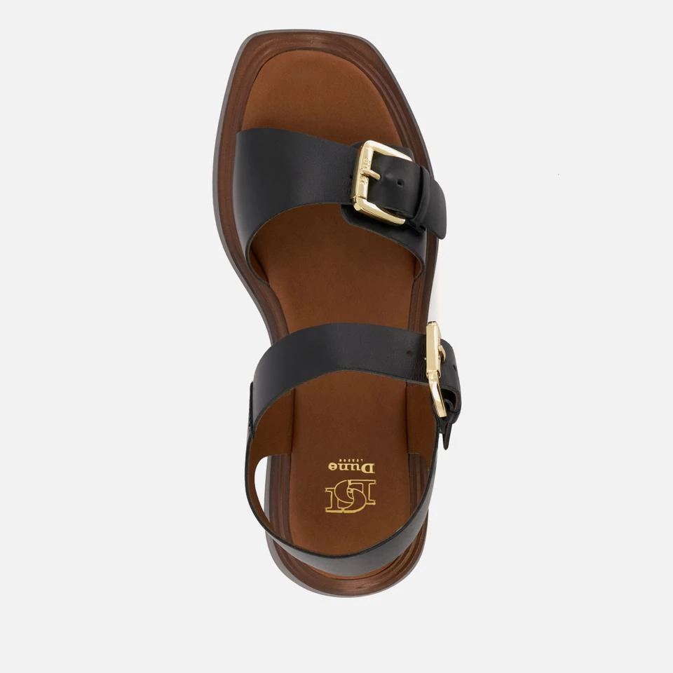 Dune DUNE LONDON WOMEN'S LOELLS LEATHER FLATFORM SANDALS 5