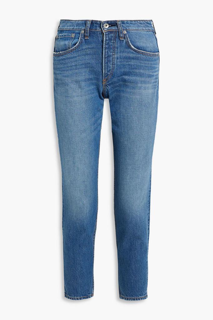 【関税込み】rag & bone ブルー Featherweight Abigale ジーンズ Featherweight Abigail Pleated Pant - Billie | rag & bone