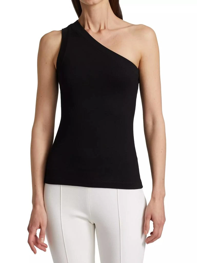 Rosetta Getty One-Shoulder Peplum Tank Top 3