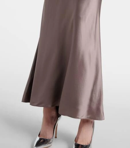 The Sei Silk charmeuse maxi skirt 5