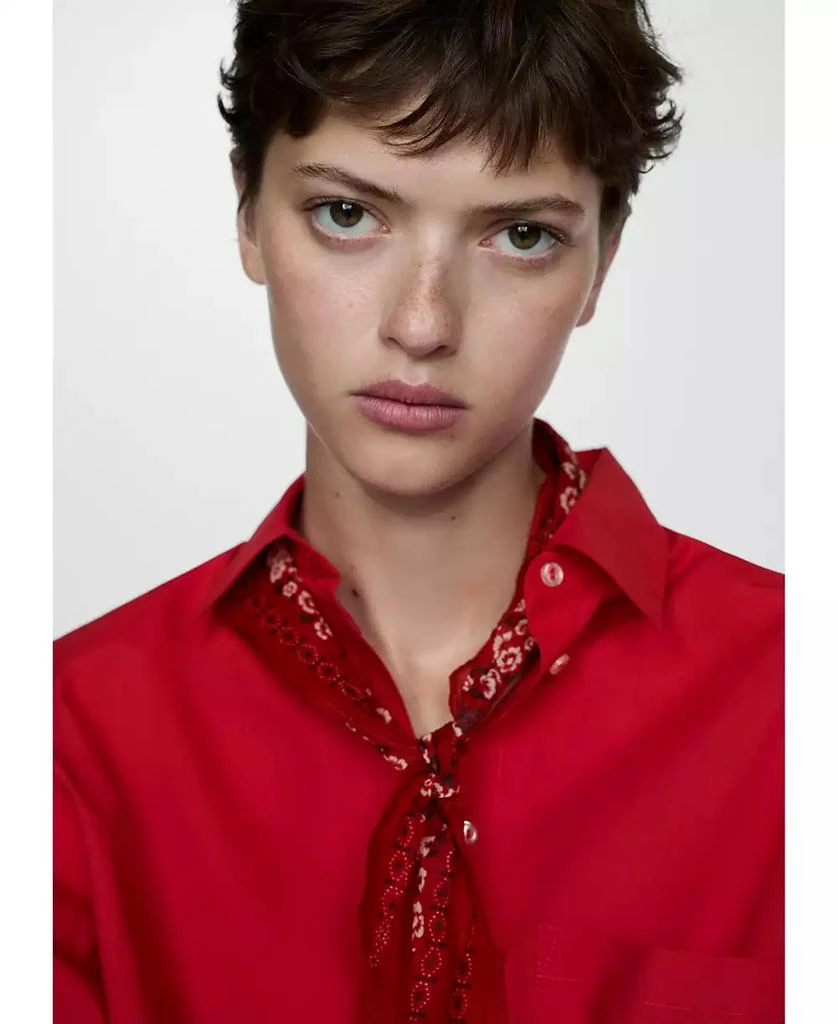 Mango Women's Pocket Oversize Shirt 3