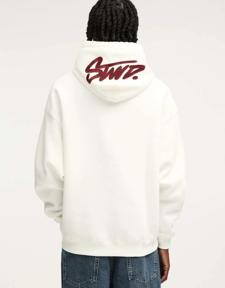 Pull&Bear - Sweat à col zippé - Blanc cassé | ASOS