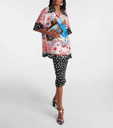 Dolce 
Gabbana Capri Kiera Sophia embellished raffia sandals 2