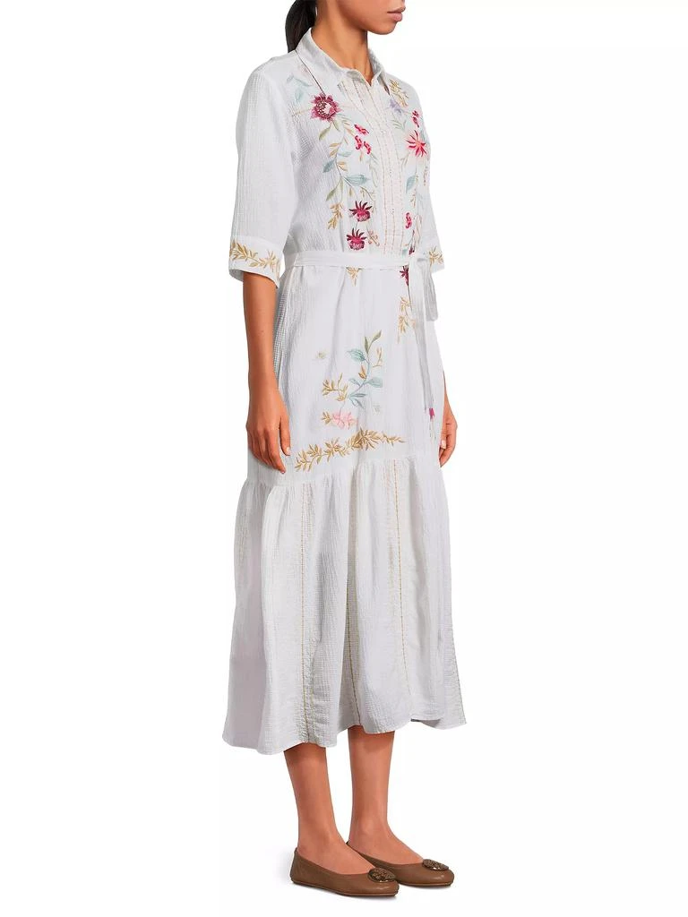 Johnny Was Darcey Embroidered Shirtdress 4
