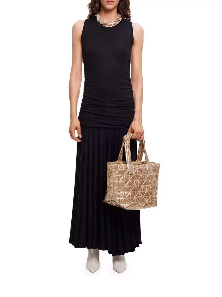 Vee Collective Small Vee Metallic Tote Bag 2