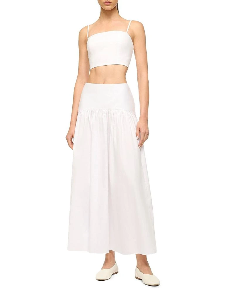 Staud Federico Stretch-Cotton Tank 2