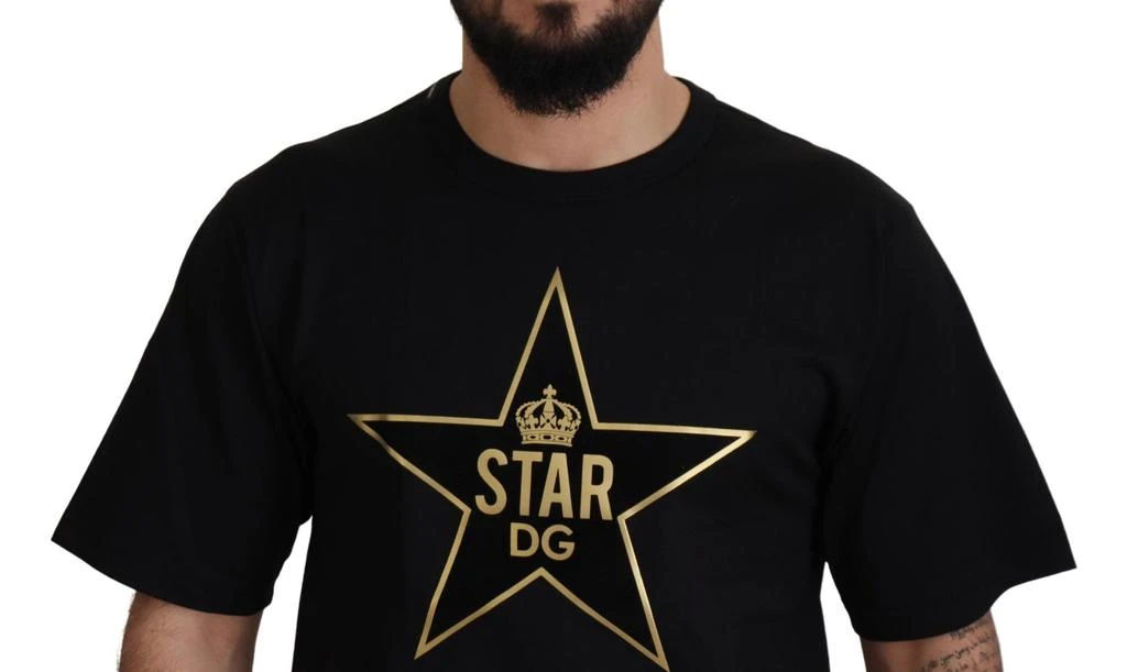 Dolce & Gabbana Star DG Emblem Crewneck Men's Tee 2