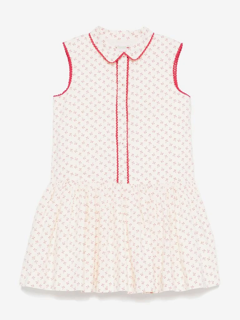 Bonpoint Girls Erinna Dress in Red 1