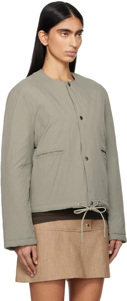 Paloma Wool Khaki Ebner Reversible Down Jacket 2