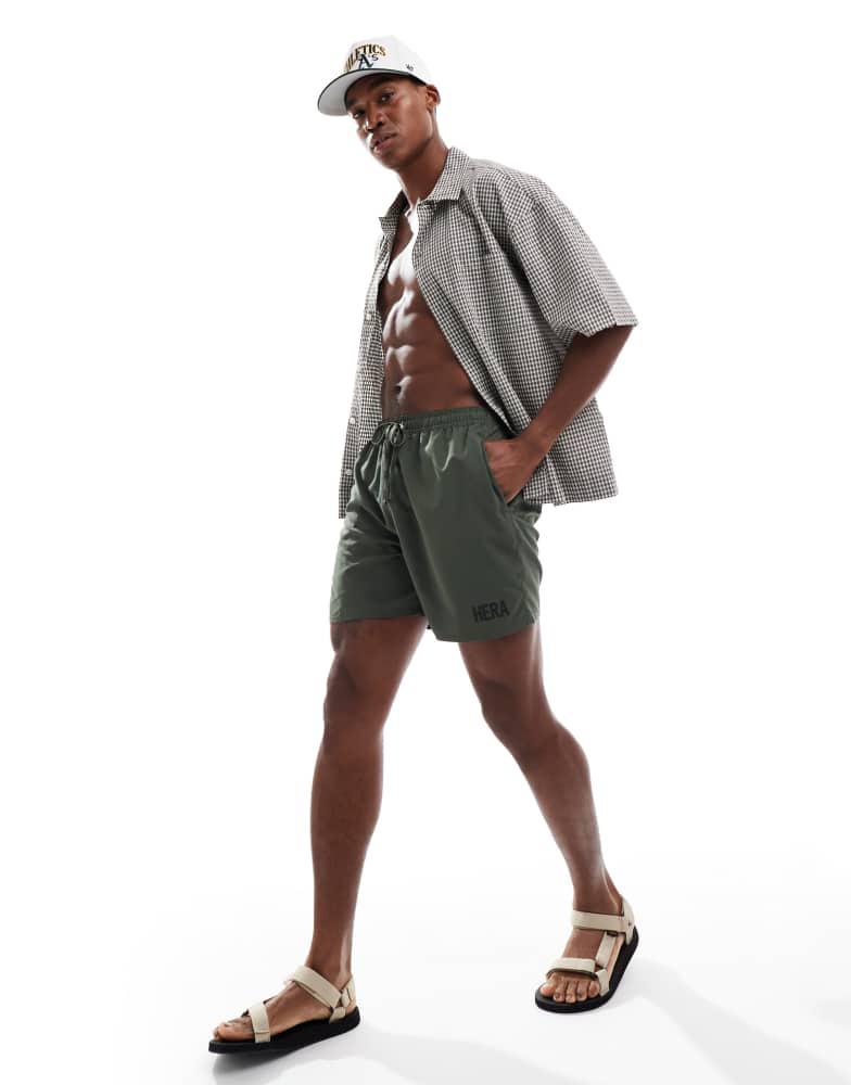 HERA Hera Mens reactive swimshort in khaki