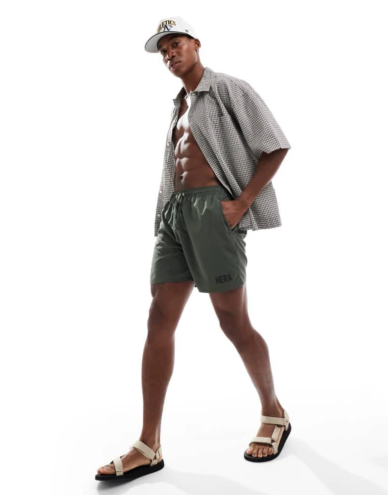 HERA Hera Mens reactive swimshort in khaki 1