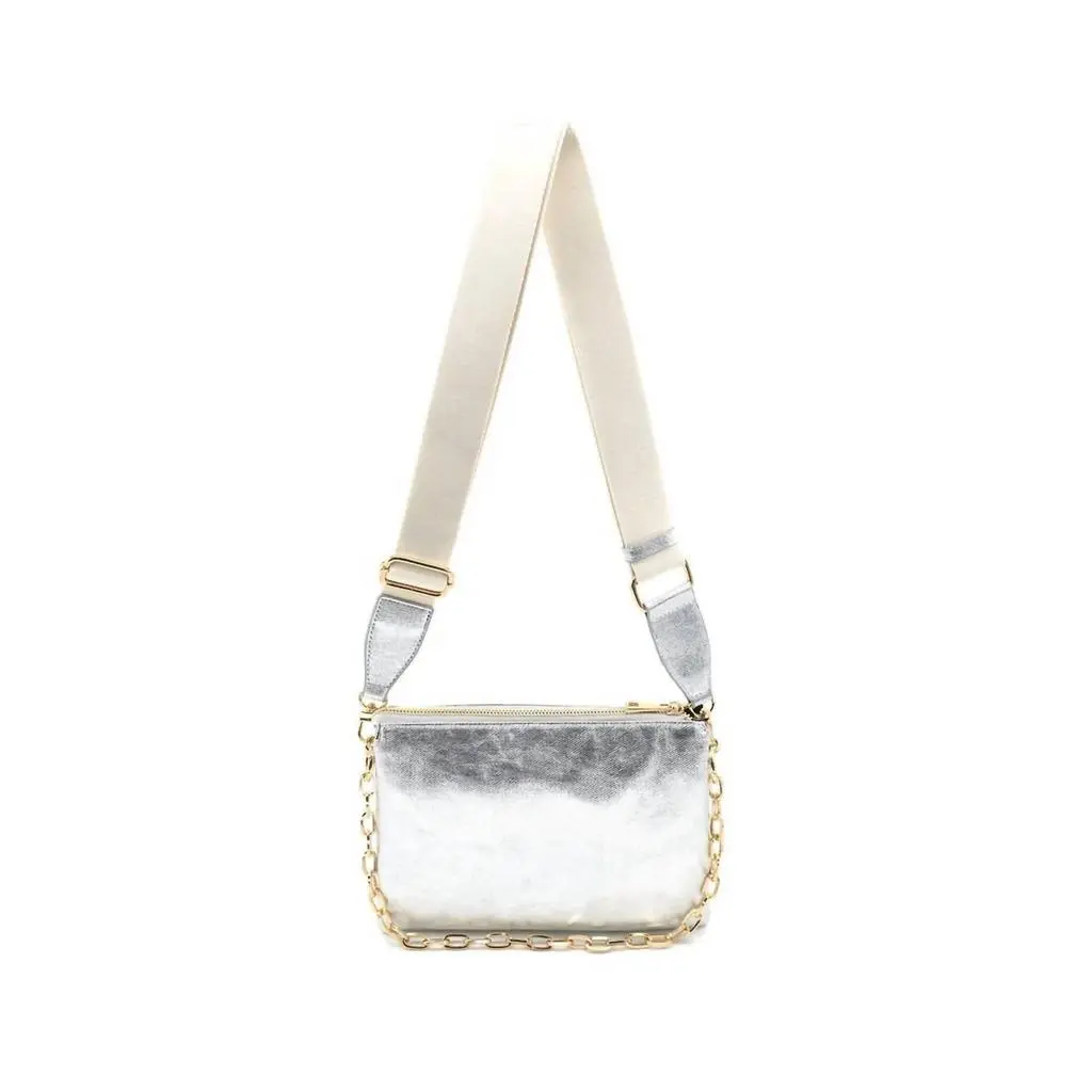 BC Handbags Bc Handbags - Women's Metallic Crossbody Clutch Bag