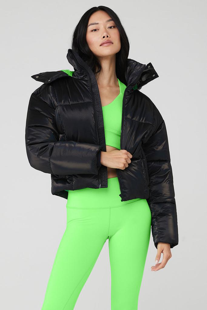 Alo Yoga☆ Stargazing Puffer チャコールグリーン ジャケット Stargazing Puffer - Charcoal Green | Alo Yoga