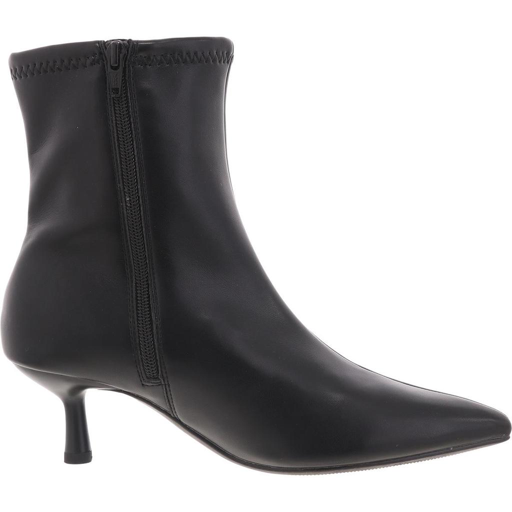 A New Day Womens Zipper Faux Leather Booties