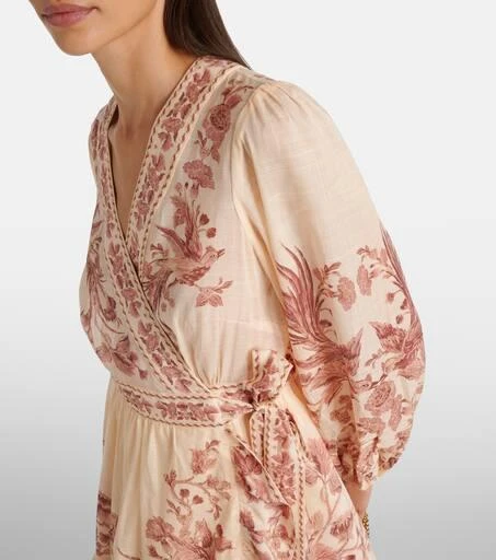 Zimmermann Printed cotton wrap dress 4