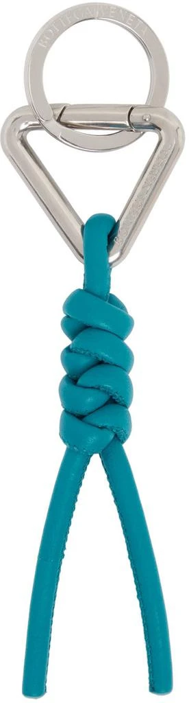 Bottega Veneta Blue Lambskin Keychain