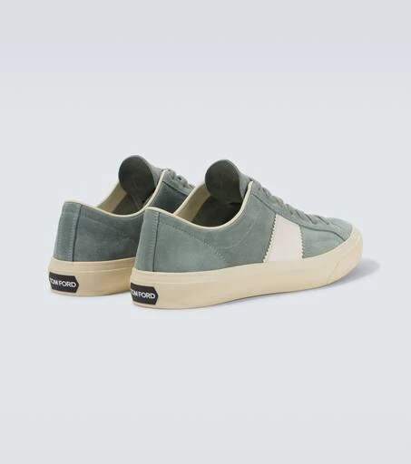 Tom Ford Cambridge leather-trimmed suede sneakers 6