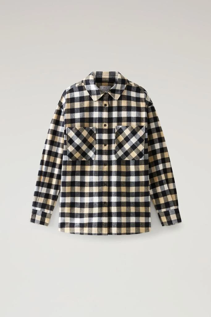 Woolrich Flannel Check Shirt - Women - Blue 1