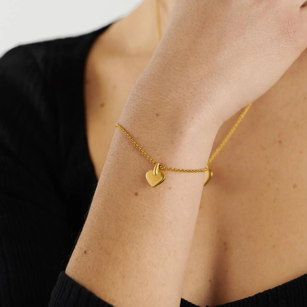 Katie Loxton Katie Loxton The Curated Collection Alora Heart Gold-Plated Bracelet 2