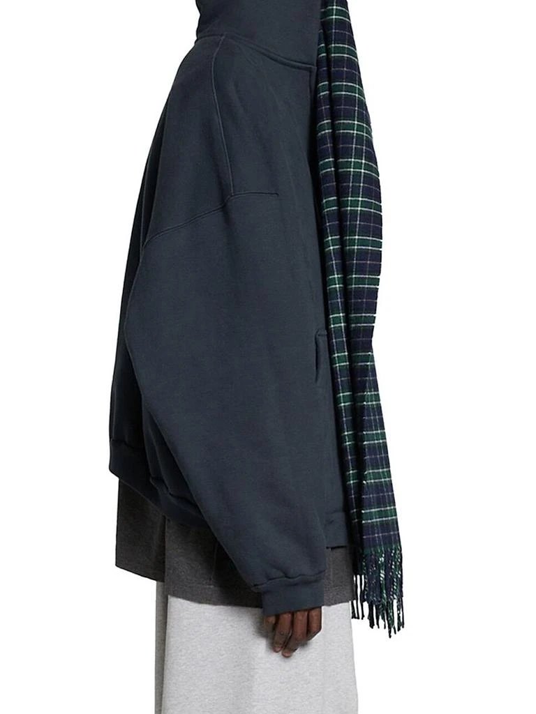 Balenciaga Unity Sports Icon Scarf Zip-Up Oversized Hoodie 5