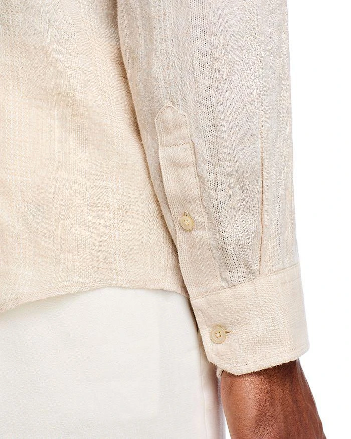 The Men's Store at Bloomingdale's Tonal Stitch Standard Fit Linen Shirt - Exclusive 5