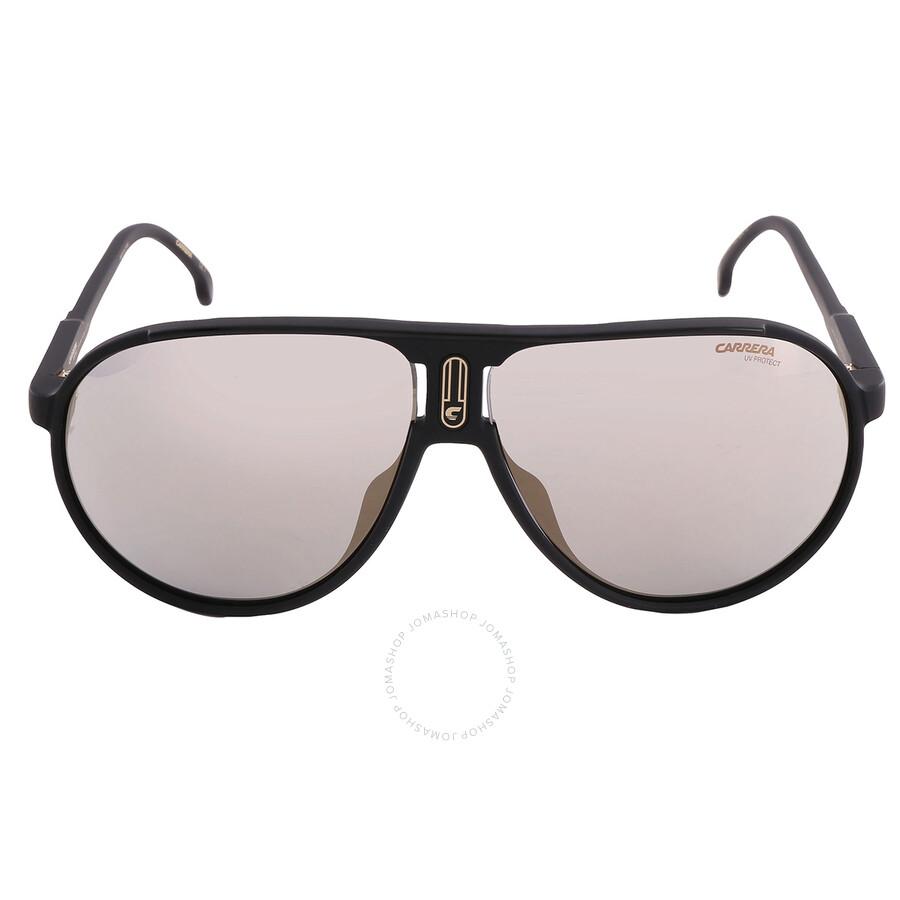 Carrera Grey Gold Mirror Pilot Unisex Sunglasses CHAMPION65/N 0003/JO 62