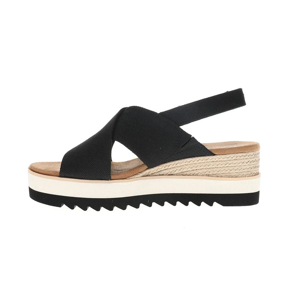 TOMS Diana Crossover Platform Wedge Espadrille Sandals 3