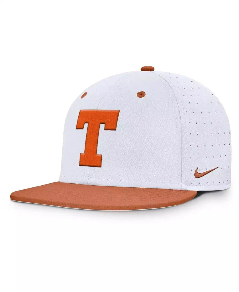 NIKE Men's White Texas Longhorns On-Field Dugout True Performance Fitted Hat 4