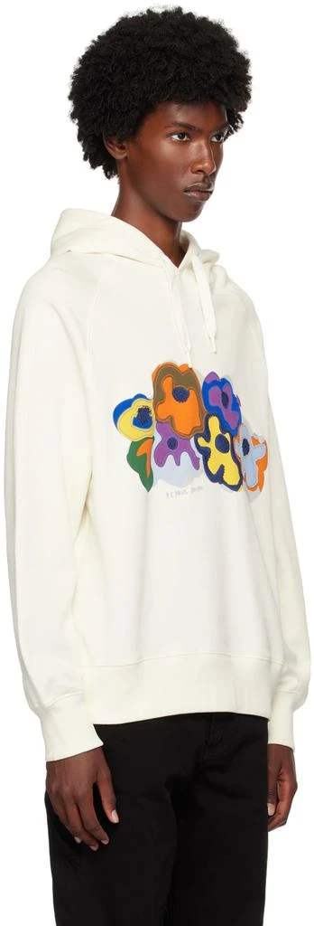 Paul Smith White Embroidered Hoodie 2