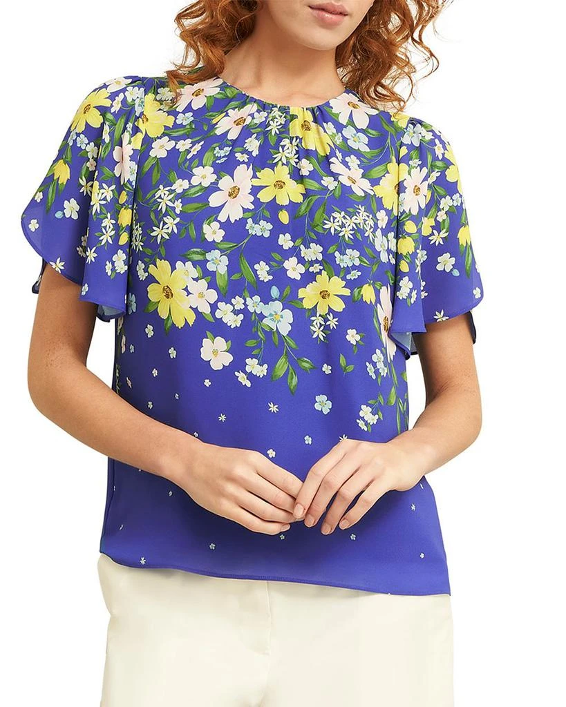 HOBBS LONDON Verena Floral Print Top 1