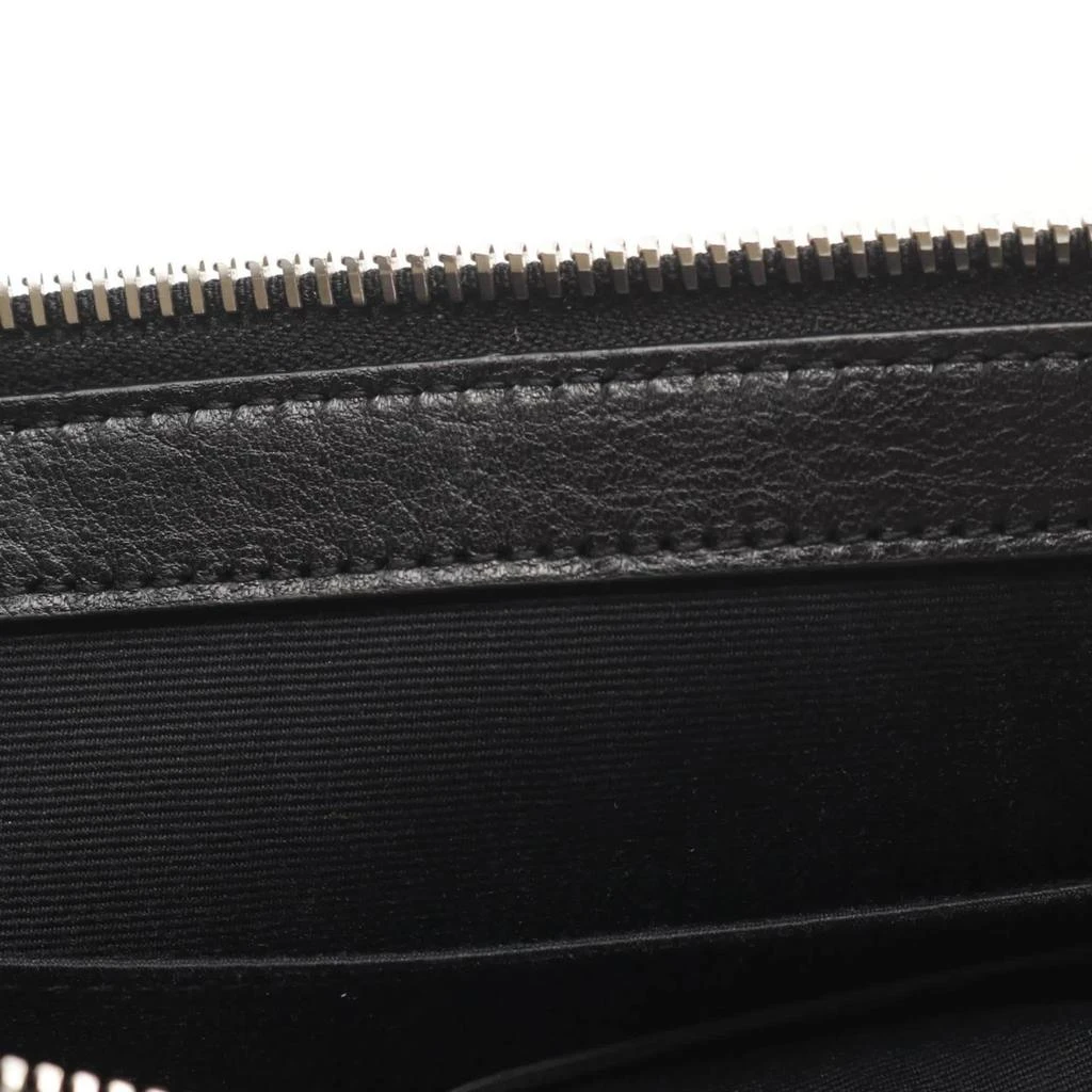 Yves Saint Laurent ivory Canvas Leather Clutch Bag (Pre-Owned) 5