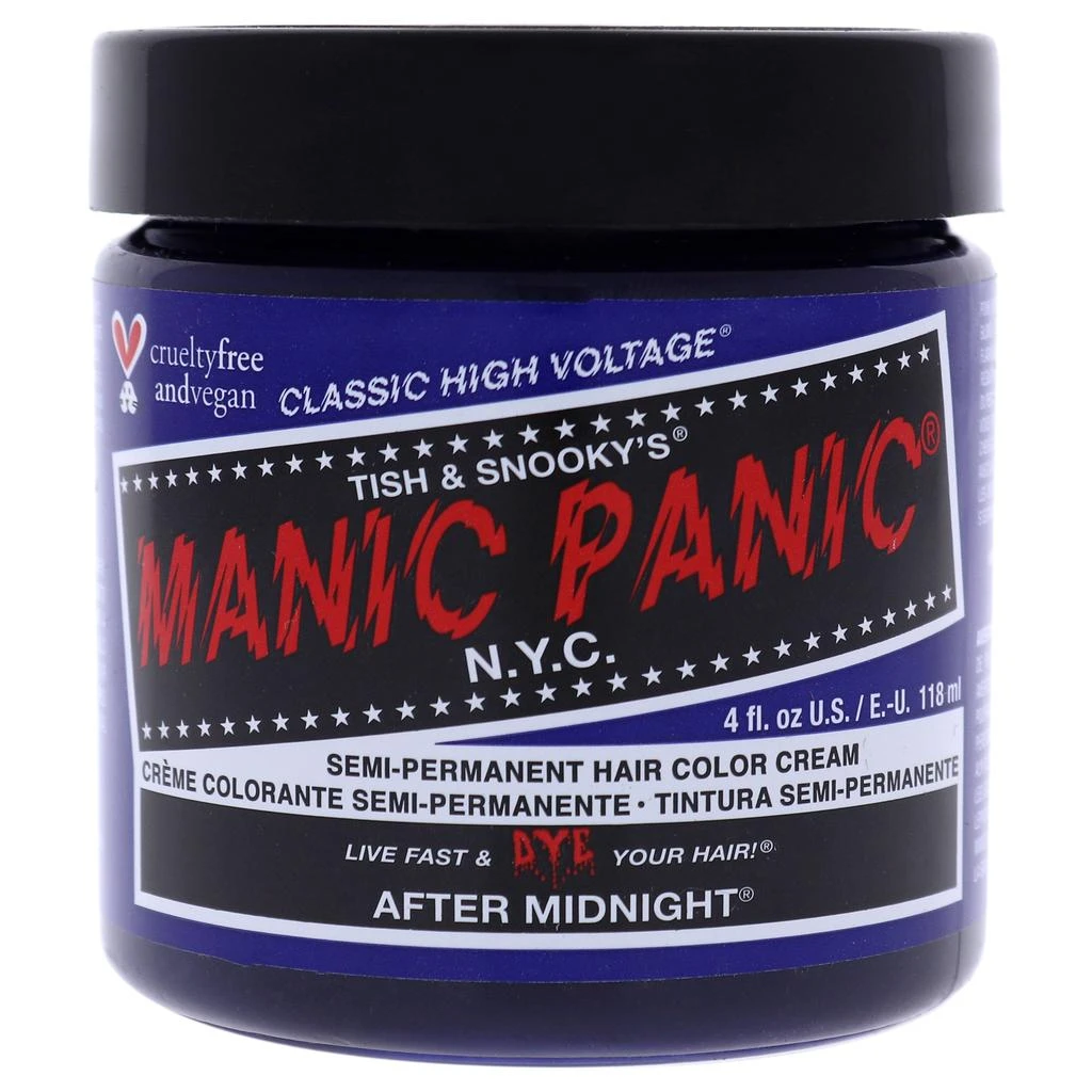 Manic Panic Classic High Voltage Hair Color - After Midnight by  for Unisex - 4 oz Hair Color