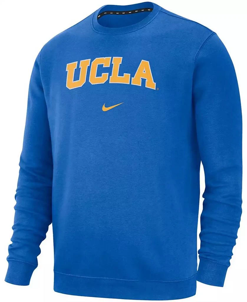 NIKE Men's Blue UCLA Bruins Club Fleece Pullover Sweatshirt 3