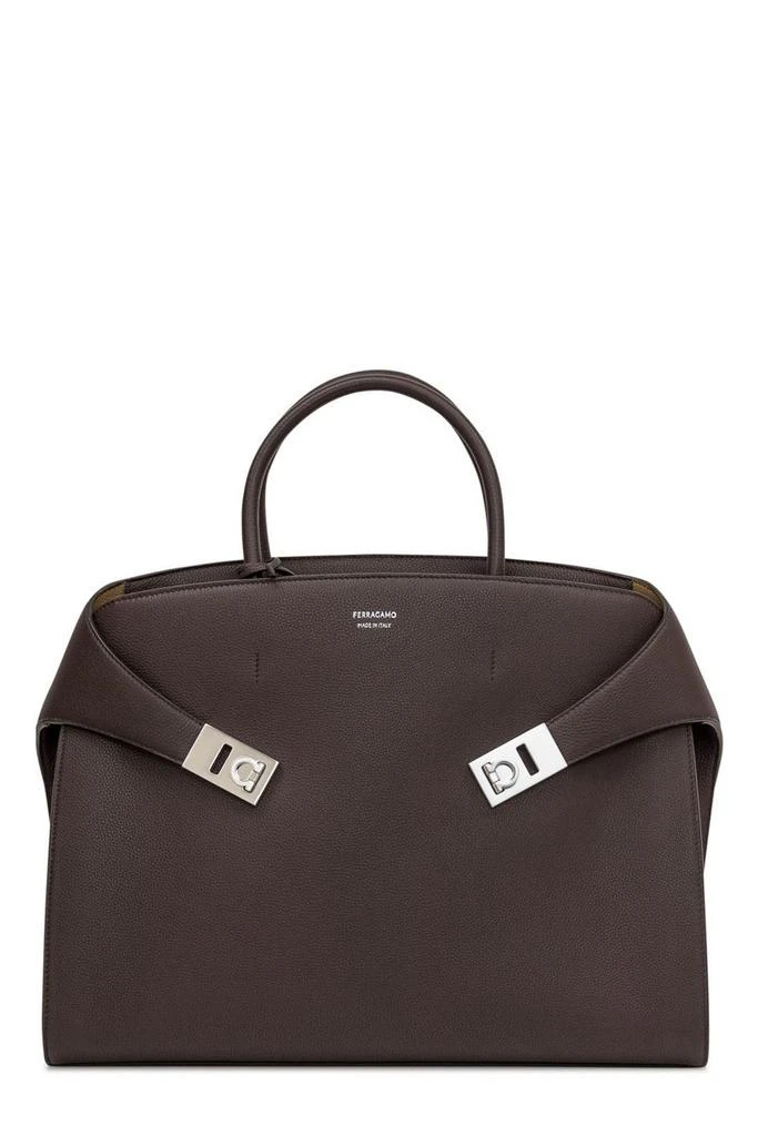Salvatore Ferragamo Ferragamo Hug Logo Printed Briefcase 1