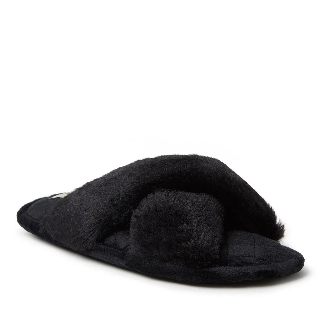 Dear Foams Womens Jessica Furry Crossband Slide 10