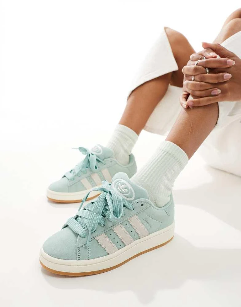 Adidas adidas Originals Campus 00's trainers in sage 1