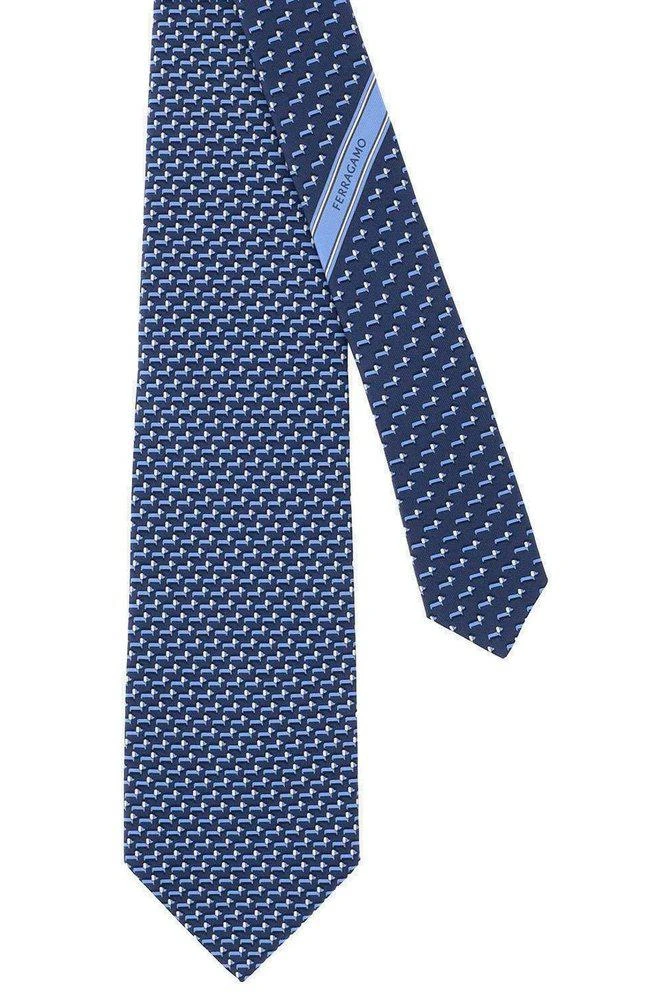 Salvatore Ferragamo Ferragamo Dachshund Print Tie from Cettire