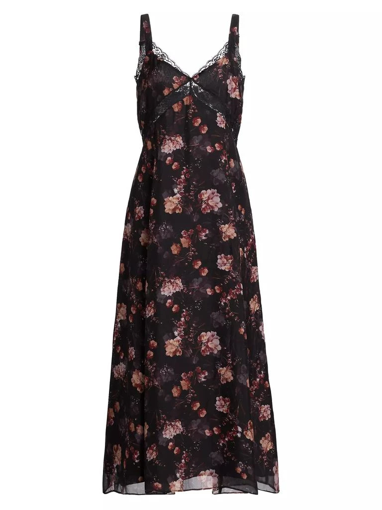 CAMI NYC Nairobi Floral Silk Sleeveless Maxi Dress 1