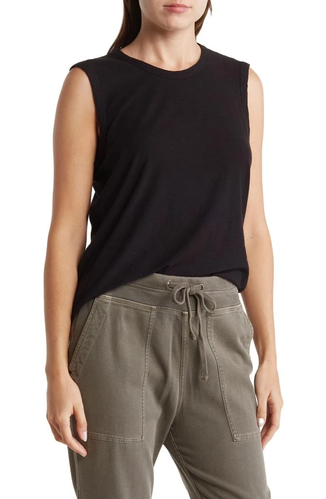 James Perse Slub Cotton Muscle Tank 1