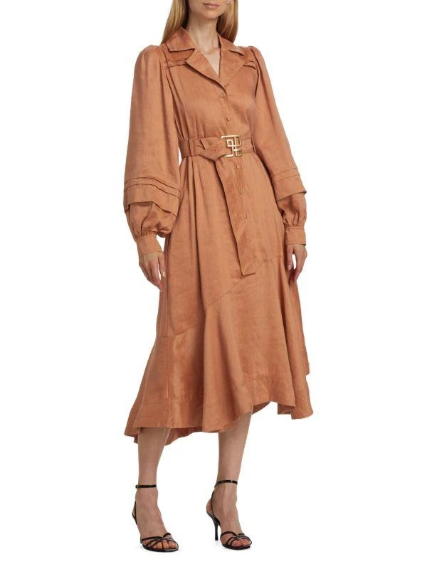 Aje Caroline Belted Midi-Dress 1