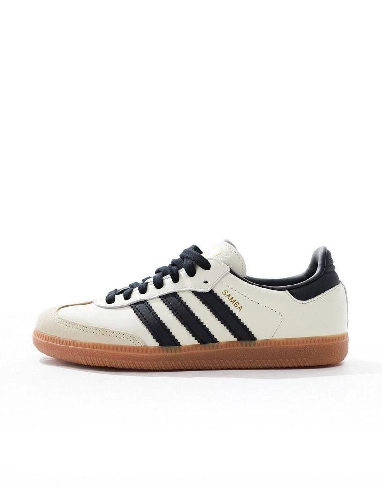 Adidas adidas Originals Samba OG trainers in cream and black 2