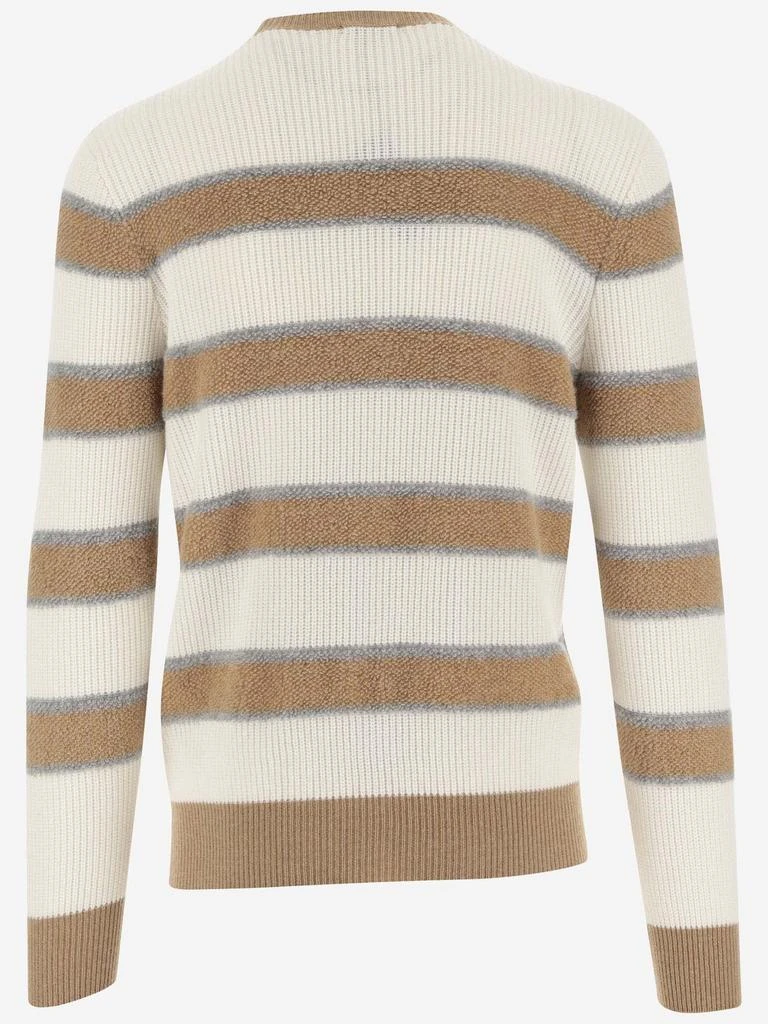 MALO Malo Striped Crew Neck Sweater 2