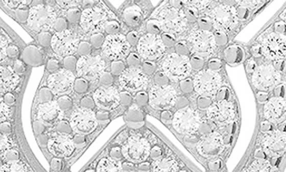 Queen Jewels Sterling Silver CZ Butterfly Stud Earrings 3